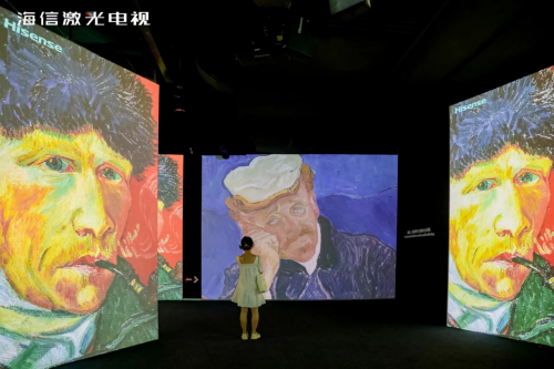 科技赋能艺术：海信激光电视携全球十大光影展“致敬梵高”亮相武汉